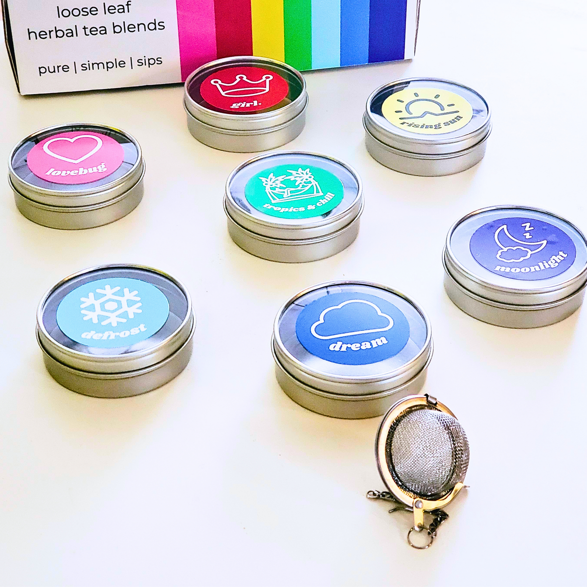 Tiny SIPS Tea Discovery Flight (8-Piece Sample Set)